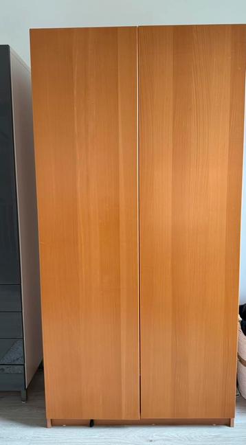 Kledingkast bruin – 100x200x60 cm – GRATIS OP TE HALEN beschikbaar voor biedingen