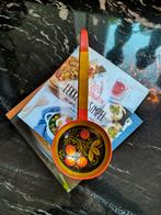 Russische Khokhloma Pollepel, Ophalen of Verzenden, Zo goed als nieuw