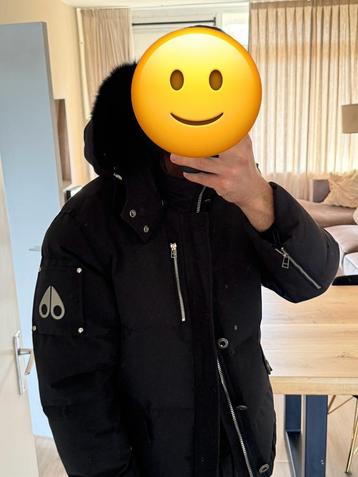 Moose Knuckles 3Q heren winterjas maat L zwart bont beschikbaar voor biedingen