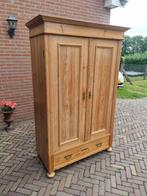 Antieke Grenen Kast met Lade en Planken, Antiek en Kunst, Antiek | Meubels | Kasten, Ophalen