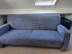 GRATIS BANK Velours grijsblauw, 2 meter breed., Ophalen, Gebruikt, 150 tot 200 cm, Tweepersoons