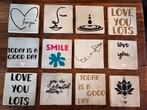 Leuke Spreuk Tegeltjes - Decoratief & Uniek!, Ophalen of Verzenden
