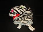 IKEA ZEBRA KLAPPAR VILD HANDPOP VELOURS ZWART/WIT, Kinderen en Baby's, Speelgoed | Knuffels en Pluche, Verzenden, Nieuw, Overige typen