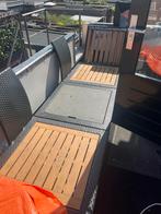 Loungebank loungeset, Tuin en Terras, Ophalen, Zo goed als nieuw, Bank