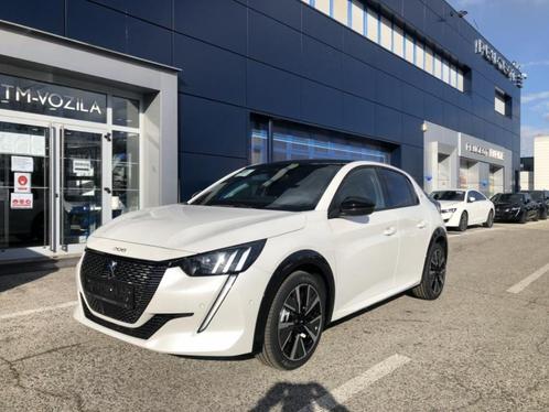 Private Lease Peugeot E-208 EV GT 50kWh 136pk 2023 Wit, Auto's, Peugeot, Particulier, 360° camera, Achteruitrijcamera, Adaptieve lichten