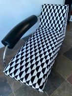 Karel Doorman chaise longue, zwart/wit, Ophalen, Zo goed als nieuw, Minder dan 10 m², Laminaat