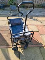 Donkergrijze bolderwagen - Opvouwbaar, Ophalen of Verzenden, Opvouwbaar, Gebruikt