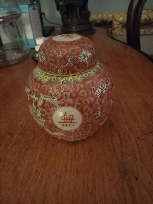 Chinese  wan shou porseleinen gemberpot gemerkt, Antiek en Kunst, Antiek | Porselein, Ophalen of Verzenden