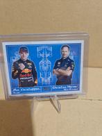 D-4 max verstappen horner debrief topps f1 2021 insert card, Ophalen of Verzenden, Nieuw, Plaatje