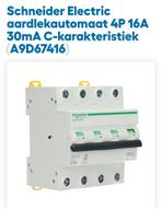 Schneider aardlekautomaat 4P 16A 30mA, Ophalen of Verzenden, Zo goed als nieuw, Schakelaar