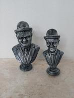 2 leuke beeldjes van laurel en hardy ( dikke & dunne), Ophalen of Verzenden, Zo goed als nieuw, Beeldje, Replica of Model