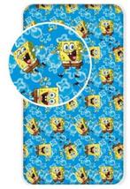 SpongeBob Hoeslaken 90x200 cm, Kinderen en Baby's, Kinderkamer | Beddengoed, Nieuw, Blauw, Ophalen of Verzenden, Jongetje