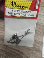 Albatros spinloodjes 2 gram. Met speld. 3 x 3 stuks. Nieuw, Ophalen of Verzenden, Nieuw, Dobber of Lood