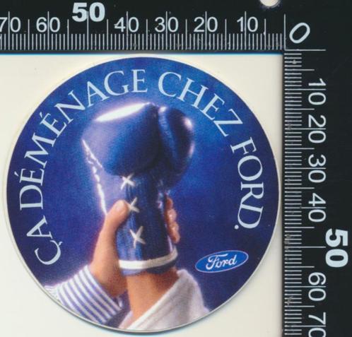 Sticker: Ford - Ca demenage chez Ford, Verzamelen, Stickers, Zo goed als nieuw, Auto of Motor, Verzenden