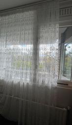 Mooie lange witte gordijn, 200 cm of meer, Wit, Ophalen of Verzenden, Zo goed als nieuw