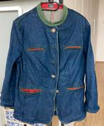 Dames klederdracht denim jasje, dirndl Tirol, Luis Streidl, Ophalen of Verzenden, Gedragen