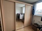 Licht bruine kledingkast., Huis en Inrichting, Ophalen, Gebruikt, 200 cm of meer, Met hangruimte