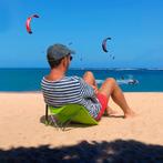 Opvouwbare Strandstoel Y-Ply Rugsteun, Verzenden, Nieuw, Metaal, Inklapbaar