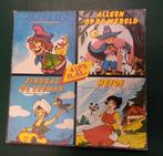 4 LP Sprookjes - Pinokkio, Heidi, Sinbad, Alleen op de werel, Ophalen of Verzenden, Zo goed als nieuw, 12 inch