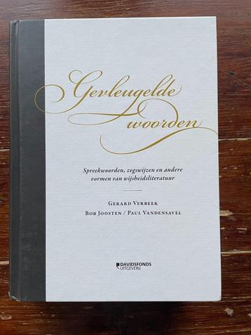 Gerard Verbeek Gevleugelde woorden Spreekwoorden, zegswijzen beschikbaar voor biedingen