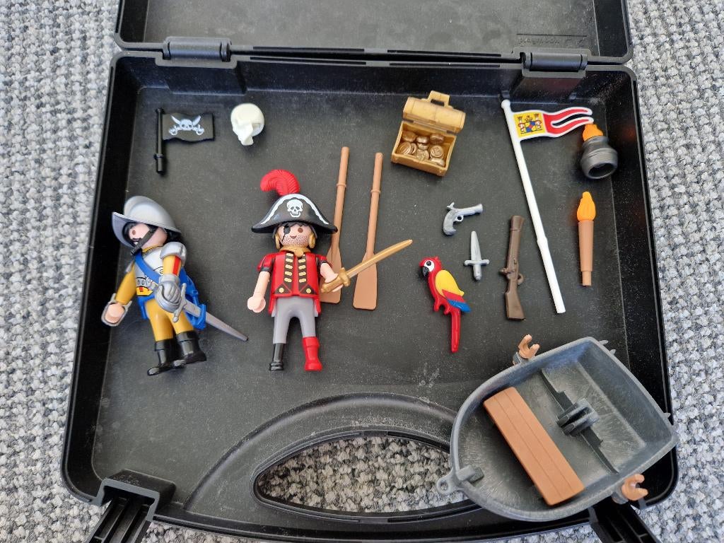 Playmobil Piraat meeneemkoffer 5894, Ophalen of Verzenden, Gebruikt, Complete set