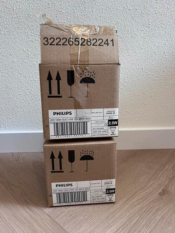 8 stuks Philips LED GU5.3 140lm lichtbronnen beschikbaar voor biedingen