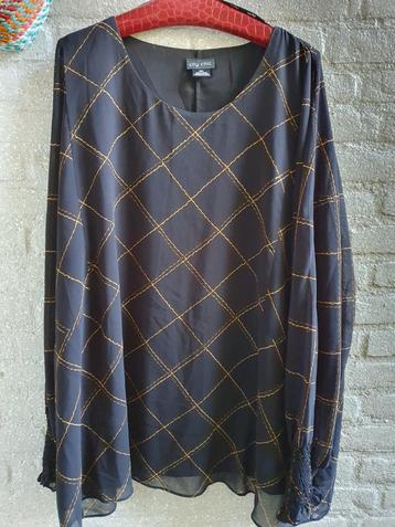 Zwierige voile City Chic blouse maat XXL=54