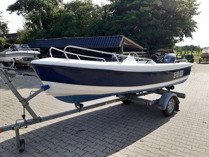 Consoleboot Solar Sky Sport 430 met Marlin trailer, Watersport en Boten, Vis- en Consoleboten, Gebruikt