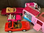 Barbie auto’s, ziekenwagen en camper, Ophalen, Gebruikt
