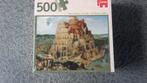 Puzzel De toren van Babel Pieter Bruegel 500 stukjes NIEUW, Ophalen of Verzenden, 500 t/m 1500 stukjes, Nieuw, Legpuzzel