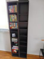 Twee zwarte cd kasten Ikea, Ophalen, 25 tot 50 cm, Minder dan 50 cm, 150 tot 200 cm