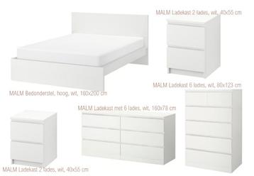 Diverse Slaapkamer Meubelen IKEA Serie Malm (wit) beschikbaar voor biedingen