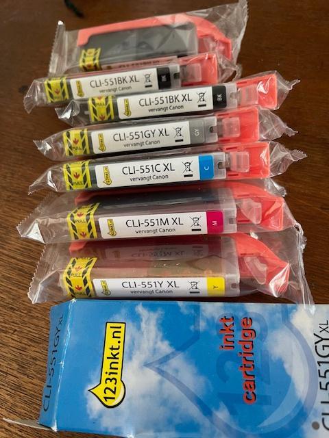 Canon Pixma Cartridges, Computers en Software, Printerbenodigdheden, Nieuw, Cartridge, Ophalen of Verzenden