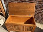 Massief houten eiken dekenkist, Huis en Inrichting, Woonaccessoires | Kisten, Ophalen, Gebruikt, 50 tot 100 cm, Minder dan 50 cm