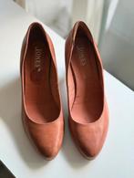 Jones Bootmaker pumps leer bruin maat 40, Pumps, Bruin, Ophalen of Verzenden, Zo goed als nieuw