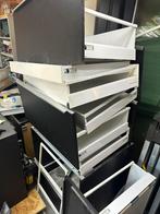 3x onderkast 80cm + lades - mat zwart / ikea, Huis en Inrichting, Keuken | Keukenelementen, Ophalen, Gebruikt, Zwart, 50 tot 100 cm