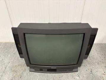 Philips Matchline 25 inch CRT tv + remote beschikbaar voor biedingen