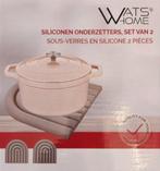Wats Home Siliconen Onderzetter Modern Design Licht Grijs, Ophalen of Verzenden, Nieuw, Pot of Pan