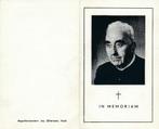 Prickaerts Eugène 1889 Itteren 1970 Vaals Priester, Ophalen of Verzenden, Bidprentje