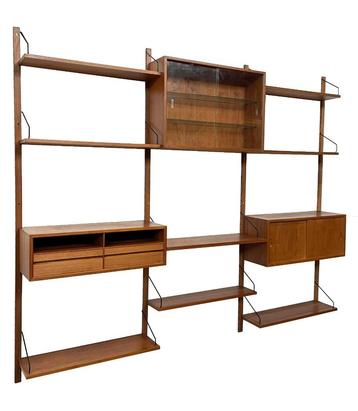 Vintage Poul Cadovius Royal System wandsysteem wallunit