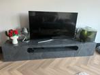 Tv Meubel betonlook grijs, Huis en Inrichting, Kasten | Televisiemeubels, Ophalen, Overige materialen, 150 tot 200 cm, Zo goed als nieuw
