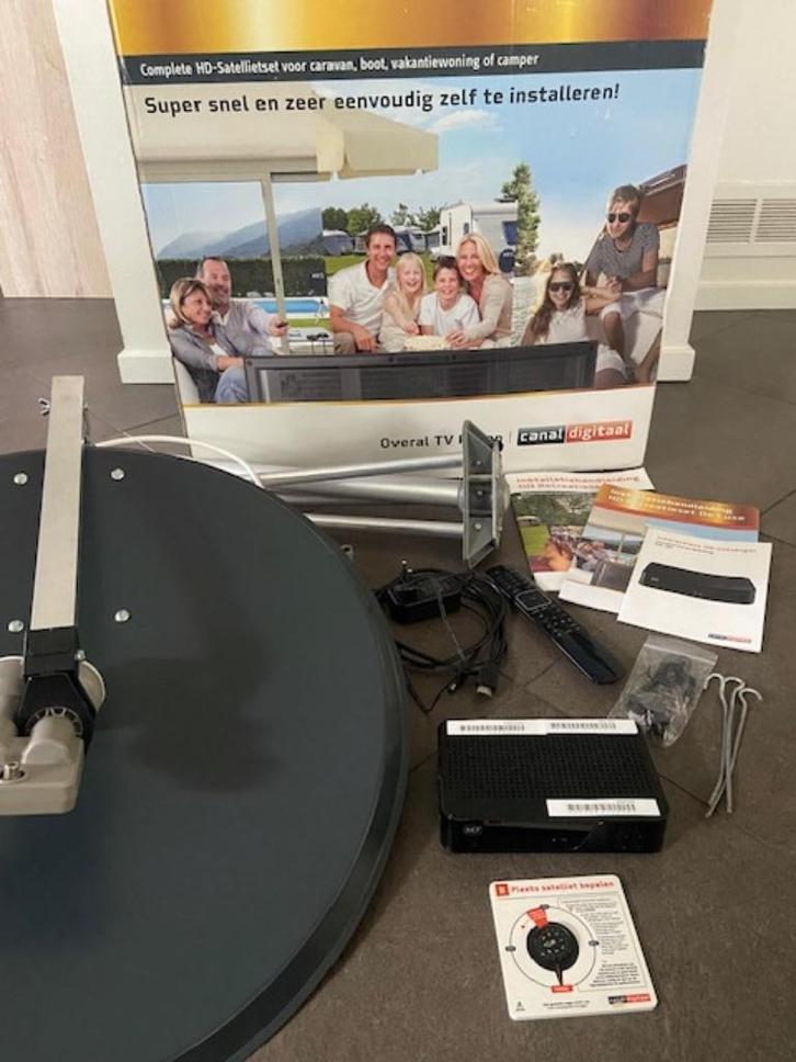HD Satellietset de Luxe canal digitaal, Audio, Tv en Foto, Overige Audio, Tv en Foto, Zo goed als nieuw, Ophalen of Verzenden