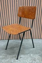 7 x Vintage Marko Pagholz stoelen schoolstoelen retro hout, Bruin, Ophalen of Verzenden, Zo goed als nieuw, Vijf, Zes of meer stoelen