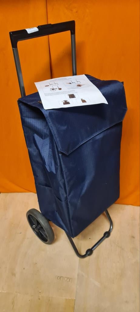 Ruime boodschappenwagen met grote wielen, Ophalen of Verzenden, Opvouwbaar, Nieuw