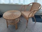 Rotan set., Ophalen of Verzenden, Zo goed als nieuw, 2 zitplaatsen