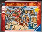 Ravensburger puzzel 1000 stukjes kerst, Hobby en Vrije tijd, Denksport en Puzzels, Ophalen of Verzenden, 500 t/m 1500 stukjes