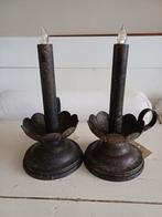 Antique look black kandelaar, Ophalen of Verzenden