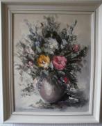 Olieverf schilderij schilder jonk, Antiek en Kunst, Ophalen of Verzenden
