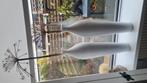 2 Witte vazen met bereklauw, Ophalen, Zo goed als nieuw, Wit, Minder dan 50 cm