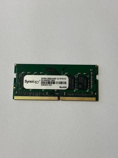 Synology 4gb DDR4 ECC *D4ES01-4G* (RS1221+ - DS1621+), Computers en Software, RAM geheugen, Nieuw, DDR4, Ophalen of Verzenden